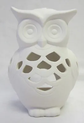 New Ceramic Owl Tea Light Candle Holder Makes A Lovely Home Lighting Decoration • $24.95