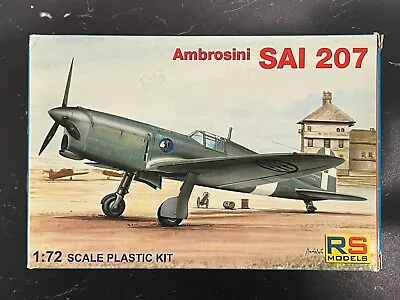 1/72 Italian & German Ambrosini SAI 207 W/Photoetched Parts - RS Models 92036 • $42.46