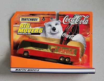 Matchbox Coca Cola Big Movers Bus 1999 Die Cast  Sealed • $12.99