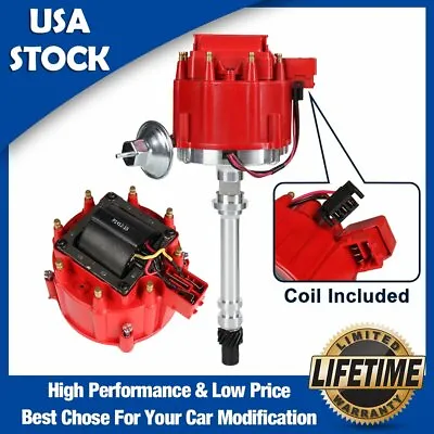 HEI Electronic Billet Distributor 65K For Chevrolet SBC 350 BBC 454 65K Coil V8 • $67.82