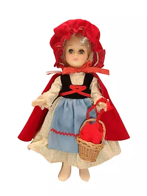 Vtg Effanbee Little Red Riding Hood Doll Storybook Collection Missing Shoes • $12.99