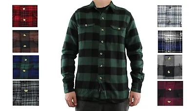 Field & Stream Men's Flannel Shirt Button Up Long Sleeve Double Pocket • $23.99