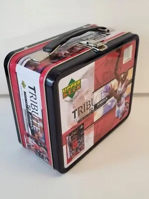  Upper Deck Tribute To MICHAEL JORDAN Tin Metal Lunch Box • $49.99