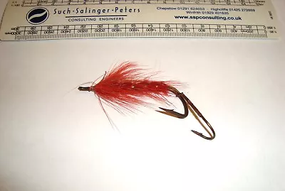 Vintage Salmon Fly Fishing. Old Fishing Fly 6/0 ? Very Unusual Fly. Extra Hook • $10.27