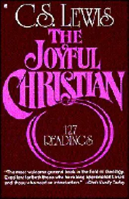 The Joyful Christian By Lewis C.S. • $4.09