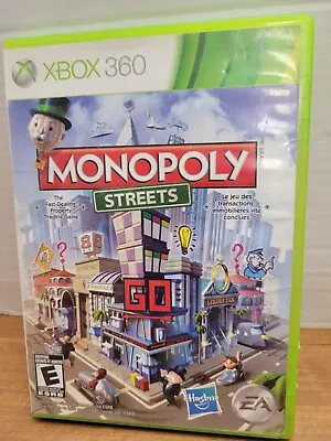 Monopoly Streets (Xbox 360 2010) Complete W/ Manual Tested Free Shipping CIB • $13.49