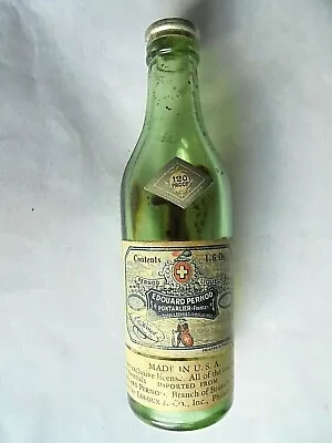 Vintage Edouardo Pernod Liqueur 120 Proof Empty Miniature Bottle • $9.99