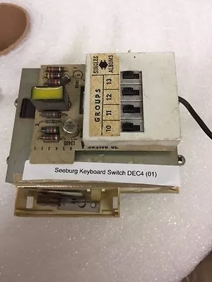 Seeburg Keyboard Switch Assembly For Wallbox DEC4 (Listing 01) • $25