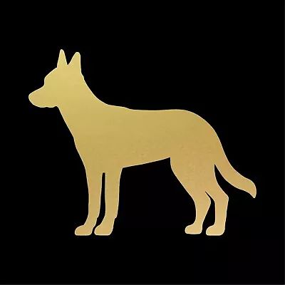 Belgian Malinois Vinyl Decal Car Window Laptop Dog Silhouette Sticker • $3.99