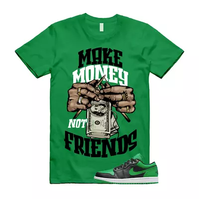 MM T Shirt To Match Air Jordan 1 Low Lucky Green Black White • $26.99