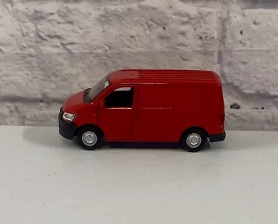 *BRAND NEW* Welly Diecast VW Volkswagen Transporter Van Red SUV Truck 4.75 Inch • $14.95