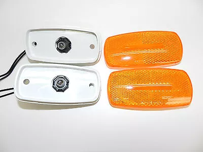 2 - Amber Marker/ Clearance Light RV Motorhome Camper Trailer Truck • $7.49