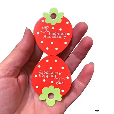 Jewellery Cards Braceletdisplay  Necklace. Red Strawberry Various Pack Sizes • $39.07