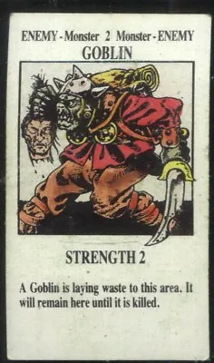 £2 • Buy Goblin Enemy Monster Adventure Card Talisman 2nd Edition By Games Workshop