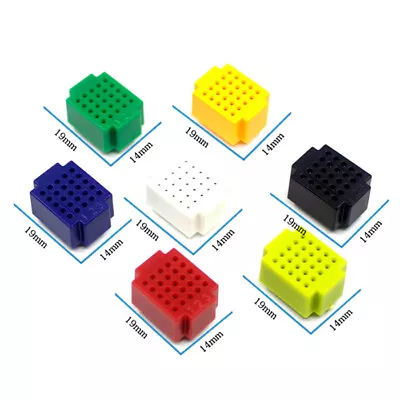 7pcs Mini 25 Points Breadboard Solderless Prototype Tie-point For Arduino • $1.09