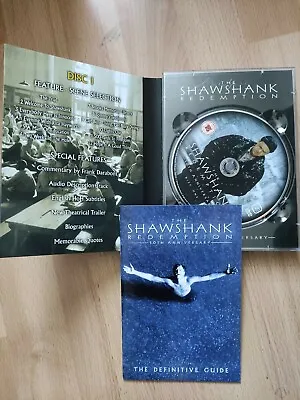 £7.99 • Buy The Shawshank Redemption 3 Disc Special Edition DVD 2004 &10th Anniversary Guide