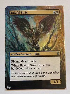 MTG Baleful Strix Borderless Alteration Pimp Altered • $53.28