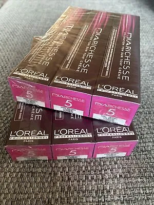 L’oreal Dia Richesse Professional Hair Color 5/pack Of 6 Tubs • £27