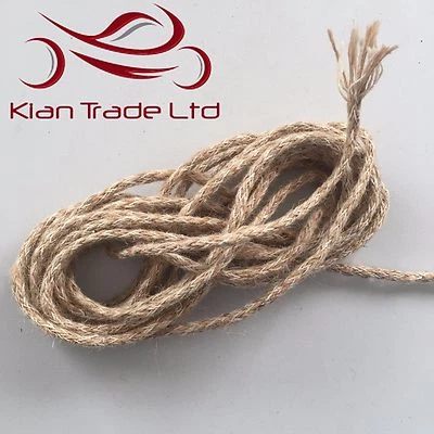 £2.99 • Buy 4mm 100% Natural Jute Rope Twine Braided Twisted Sash Baker Hemp String