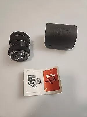 VIVITAR Extension Tube Set AT-3 36mm 20mm 12mm For NIKON F Mount ( Non AI ) • $14.99