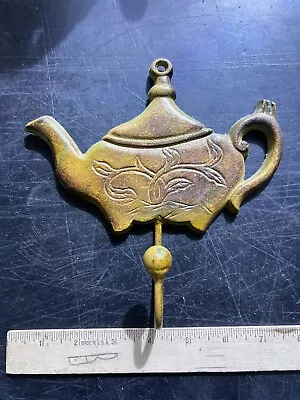 Vintage Metal Teapot Wall Décor Hanging  • $6.82