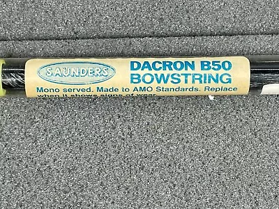 Vintage Archery Saunders Dacron B50 Bowstring TO-75 Weight 38 Inch Bow Arrow • $9.99