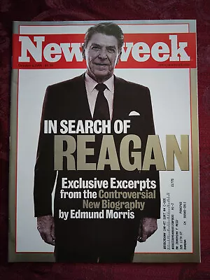 NEWSWEEK October 4 1999 Ronald Reagan Edmund Morris Metabolife • $12.80