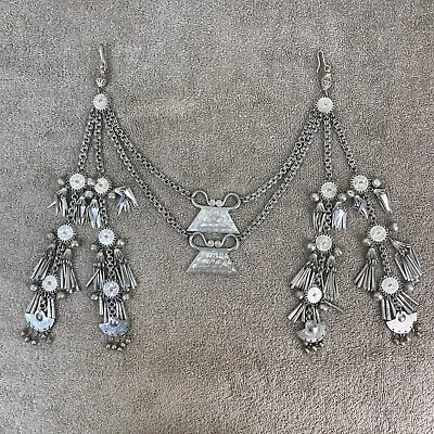 Hmong Hill Tribal Silver “Spirit Lock” Wedding Ceremonial Traditional Necklace • $1695
