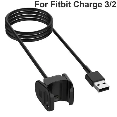 $12.75 • Buy Charging Dock Cable Charge 3 2 Smart Band Charger For Fitbit Charge 3 2