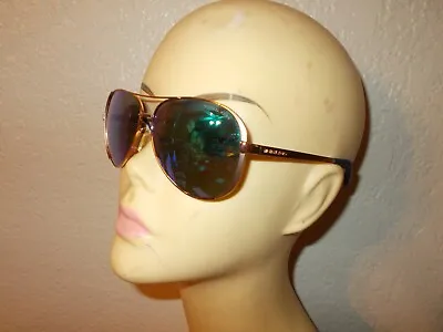 Michael Kors MK5004 Chelsea Gold Frame Blue Mirror Lenses Sunglasses • $34.99