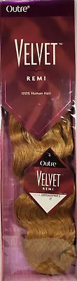 Outre VELVET REMI 12 INCH  100% Human Hair EUROPEAN DEEP WEAVE EXTENSION # 27 • $29.99