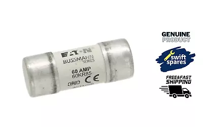 £7.89 • Buy 60A House Service Fuse 415v 23mm X 57mm BS88-3 33kA 60 Amp Eaton Bussmann 60KR85