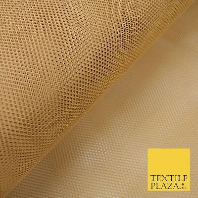 5M / 10M - NUDE CAN CAN Plain Stiff Dress Net Fabric Mesh Underskirt Material • £13.99