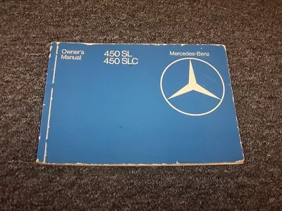 1980 Mercedes Benz 450SL 450SLC SL Class Owner Owner's Manual • $209.30