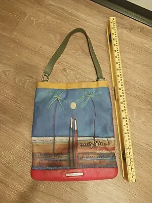 Debilzan Mario Hernandez Shoulder Bag Vintage Excellent Condition Art Purse • $108.99