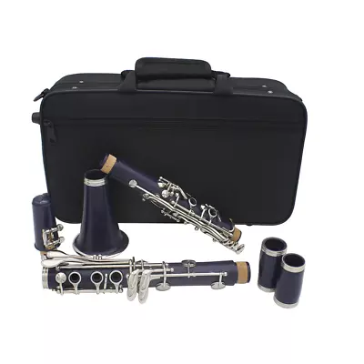 17 Keys Bakelite Professional Woodwind Tenor Clarinet Bb Clarinet • $202.40