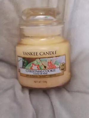 Yankee Candle Scented Small Jar Christmas Cookie™ 20-30 Hours 104g 5.8cm X 8.6cm • £12.50