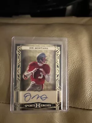 2024 Leaf Joe Montana Sports Heroes 1/1 Auto • $21.68