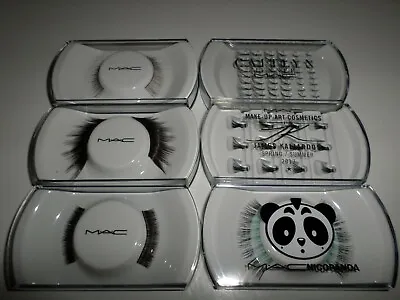 Mac Cosmetic False Fake Eye Lashes Black Nip Eyelashes Various Styles You Choose • $17.90