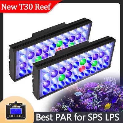 PopBloom Led Aquarium Light Full Spectrum Reef Coral Marine Saltwater Fish Tank • $427.90