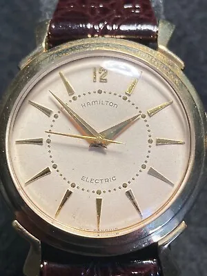 Hamilton Titan Gold Filled 10k Vintage Electric Watch Perfect Working Order. • $540.86