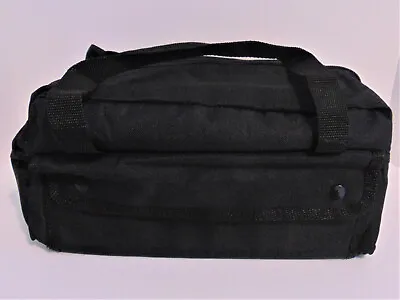 Mechanics Tool Bag Black Nylon GI Style Zip Carry Handles Nylon Supplies NWOT • $18.95