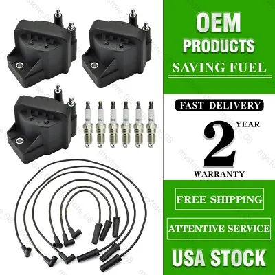 DR39 Racing Ignition Coils +Iridium Spark Plug +Wire For Buick Pontiac Chevy 3.8 • $78.99