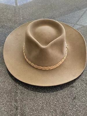 Genuine Akubra Fur Felt Hat Size 55 -  Australian Made. • $85