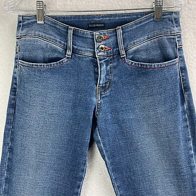 £0.82 • Buy Blujeanious Womens Size 27 Regular Bootcut Low Rise Dark Wash Denim Blue Jeans