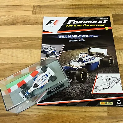 Williams FW16 1994 Damon Hill F1 Formula One Car Collection Magazine + Car #49 • £14.95