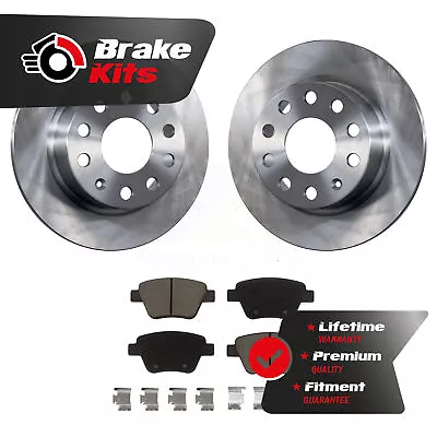 Rear Disc Brake Rotors And Ceramic Pads Kit For 2013-2013 Volkswagen Beetle • $60.83