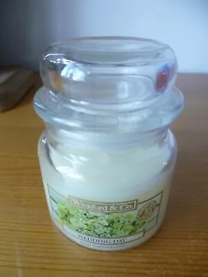 WICKFORD & CO Small WEDDING DAY Scented 70g CANDLE JAR  New • £4.99