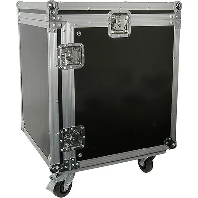 £319.99 • Buy 19  12U Equipment Rack With Wheels Patch Panel Mount Case PA DJ Mixer Amp Audio