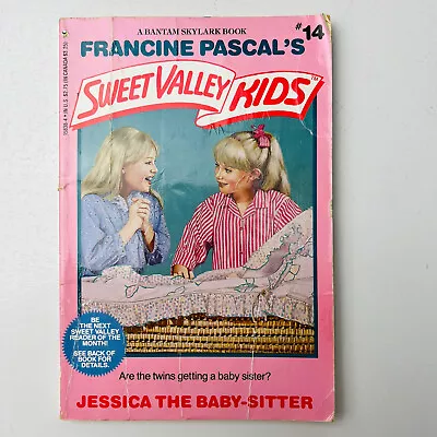 Francine Pascals Sweet Valley Kids #14 Jessica The Baby-Sitter Vintage 1991 PB • $9.86